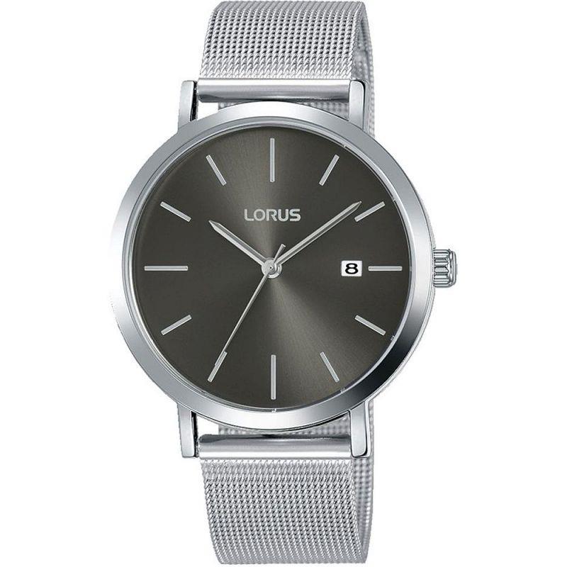 Lorus RH919KX9 Graues Mesh-Armband Heren Uhr Lorus RH919KX9 Graues Mesh-Armband Heren Uhr